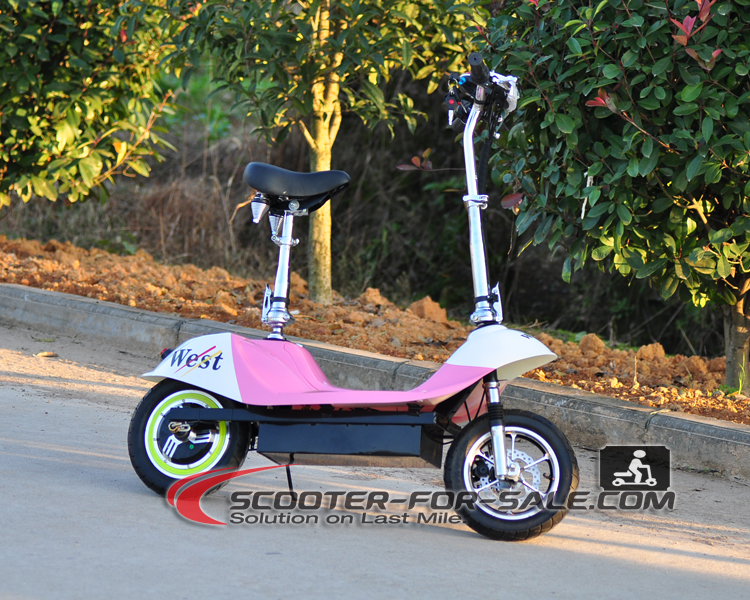 New 500W Brushless Hub Motor Lithium Battery Electric Scooter with Anti-Stolen Safety Lock